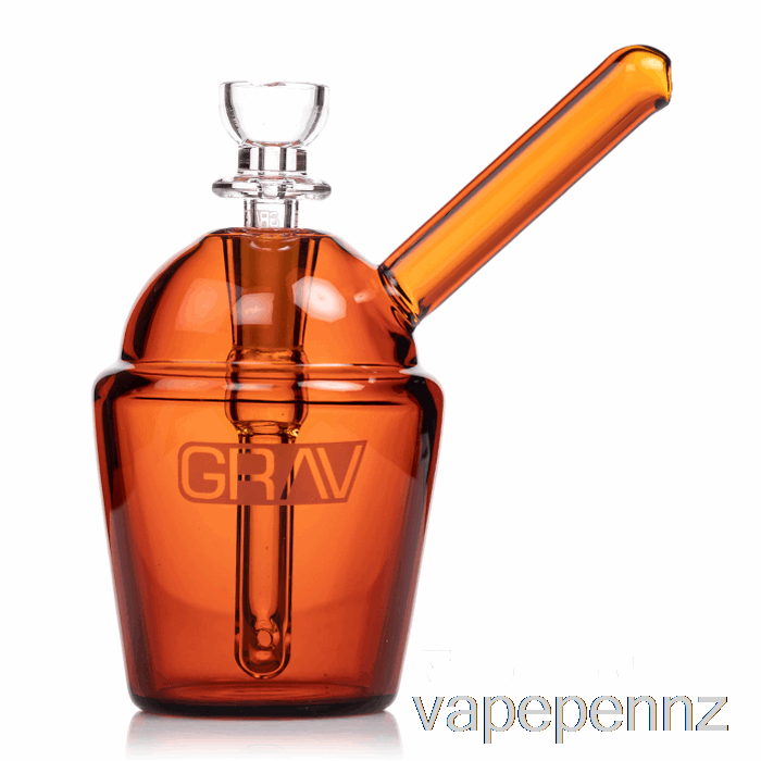 GRAV Slush Cup Pocket Bubbler Amber VAPE NZ